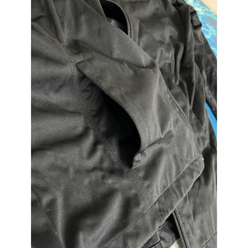 ❄️New Balance Womens Full Zip Track Jacket Black Athletic Running Gym Coat L NEW - Picture 8 of 14